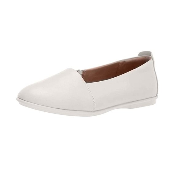 ⭐️HOST PICK⭐️ UNSTRUCTUREDE BY CLARKS Un Coral Step Ballet Flat - White Leather - Picture 6 of 8